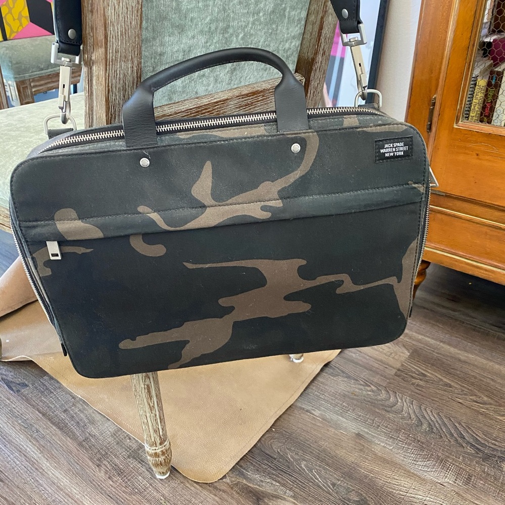 NEW! Jack Spade Men's Camo Waxwear Slim Brief